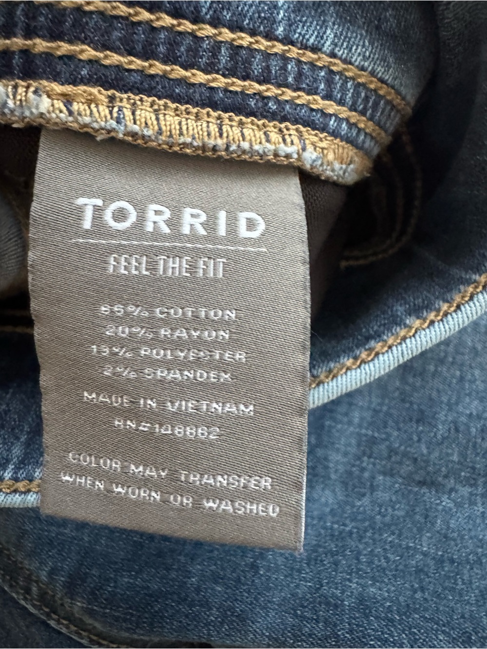 Torrid Lean Jean Super Soft Pull-On Jeans 30S Short Medium Wash - Picture 4 of 5